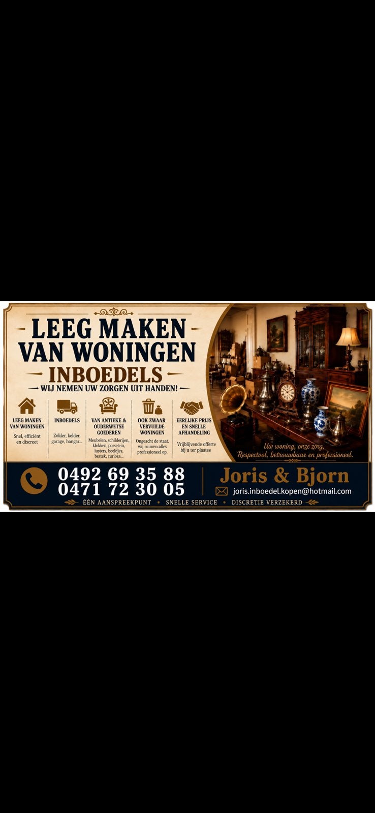Leegmaken van huizen