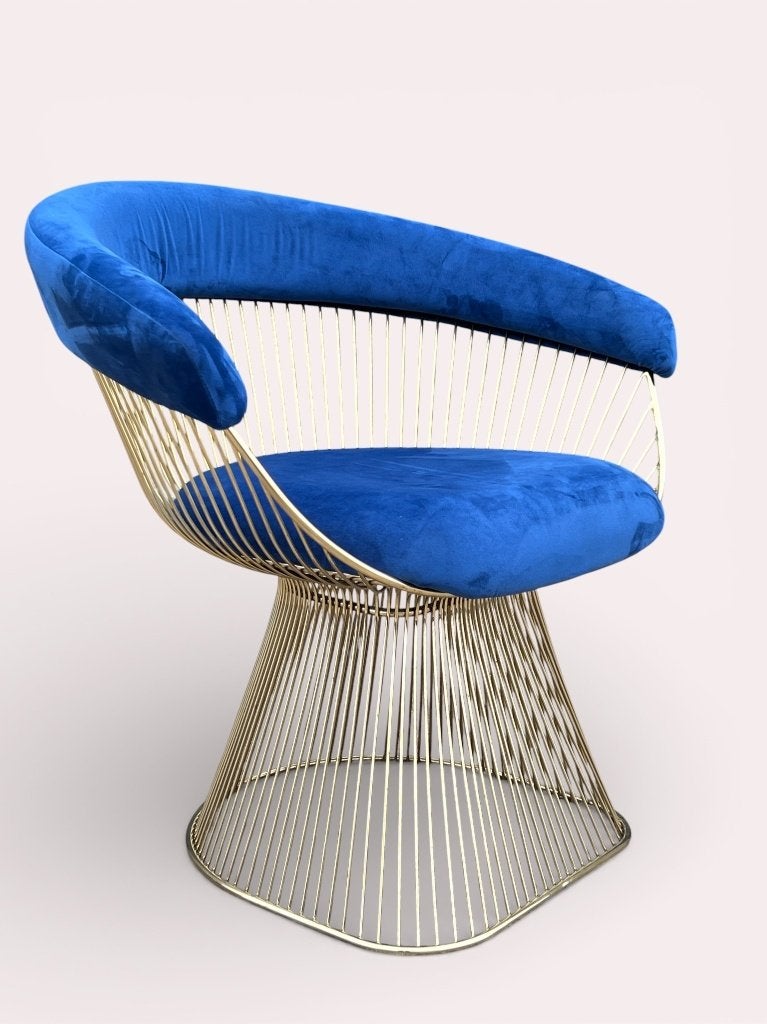 Metalen draadstoel, model Caïro, van Ohno (NL), Huis en Inrichting, Zetels | Zetels, Ophalen, Eenpersoons, Vintage, 75 tot 100 cm