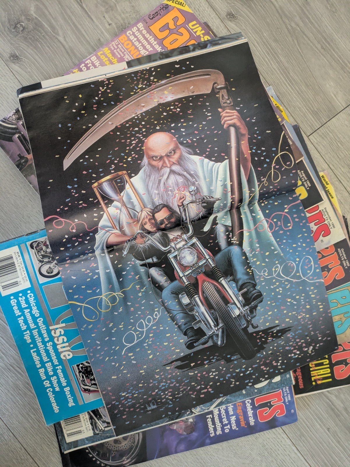 11 EASYRIDER magazines chopper motorcycle Harley Davidson, Enlèvement ou Envoi, Utilisé, EASYRIDER