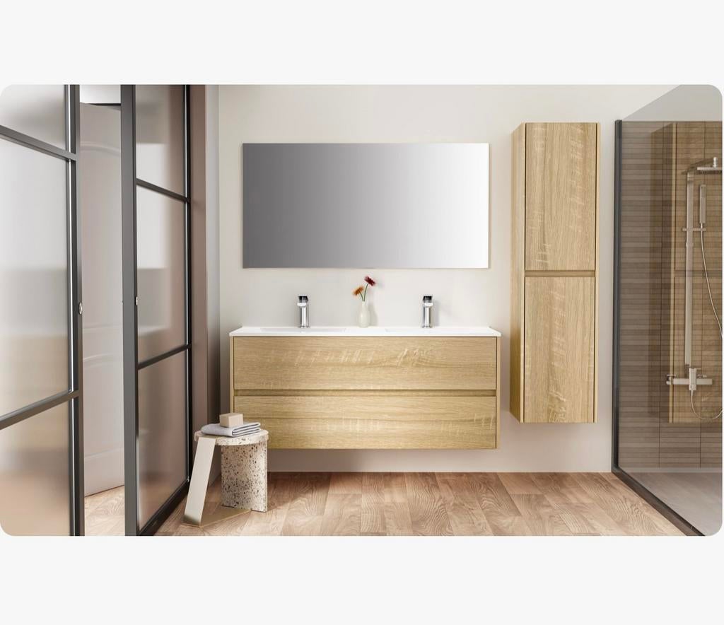 ✅📣️Meuble de salle de Bain + vasque + Miroire Super Promo‼️