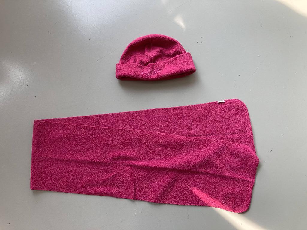 Bonnet et écharpe polaires 5 à 6 ans gratuits, Enlèvement ou Envoi, Utilisé, Bonnet