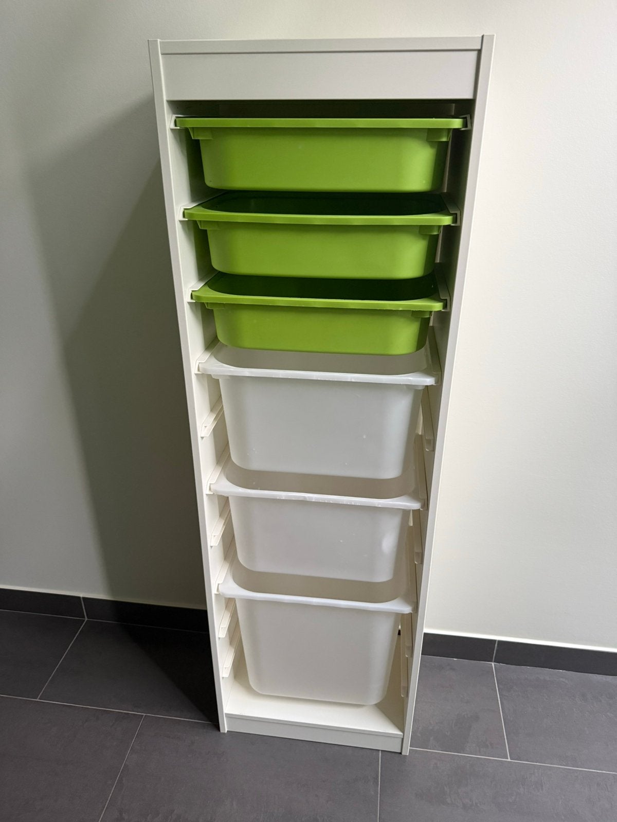 Ikea Trofast kast met bakken, Ophalen, Minder dan 50 cm, Gebruikt, 5 laden of meer