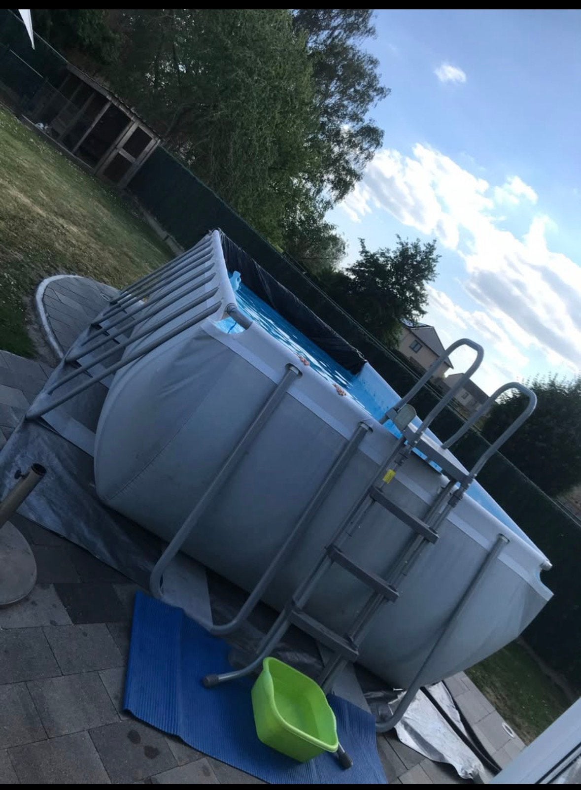 Kant en klaar zwembad met warmtepomp, Tuin en Terras, Zwembaden, Ophalen, Gebruikt, 200 tot 300 cm, 80 tot 120 cm