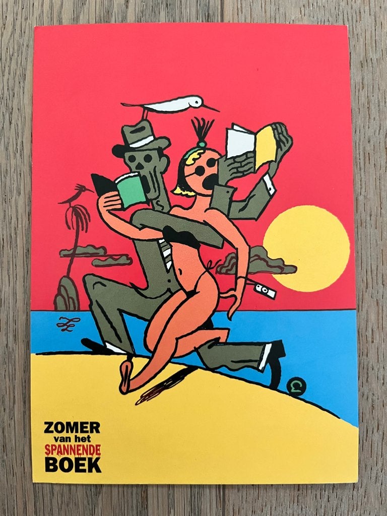 EVER MEULEN - postkaart Zomer Spannende Boek 2006 * NIEUW, Ophalen of Verzenden, Nieuw, Gebruiksvoorwerp
