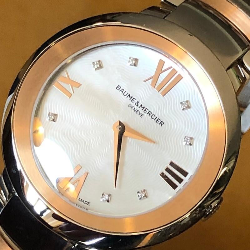 NIEUW BAUME et MERCIER DAMES HORLOGE PROMESSE DIAMOND -45%, Ophalen of Verzenden, Nieuw