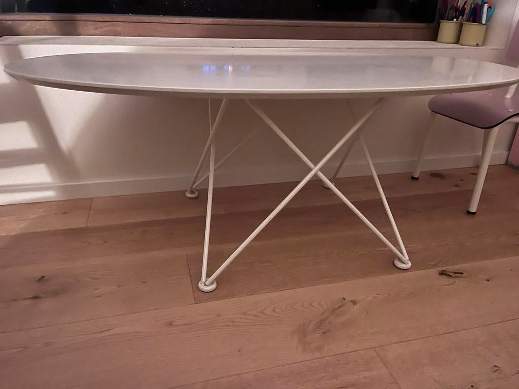 koffietafeltje, Huis en Inrichting, Tafels | Eettafels, Ophalen, Gebruikt, Ovaal