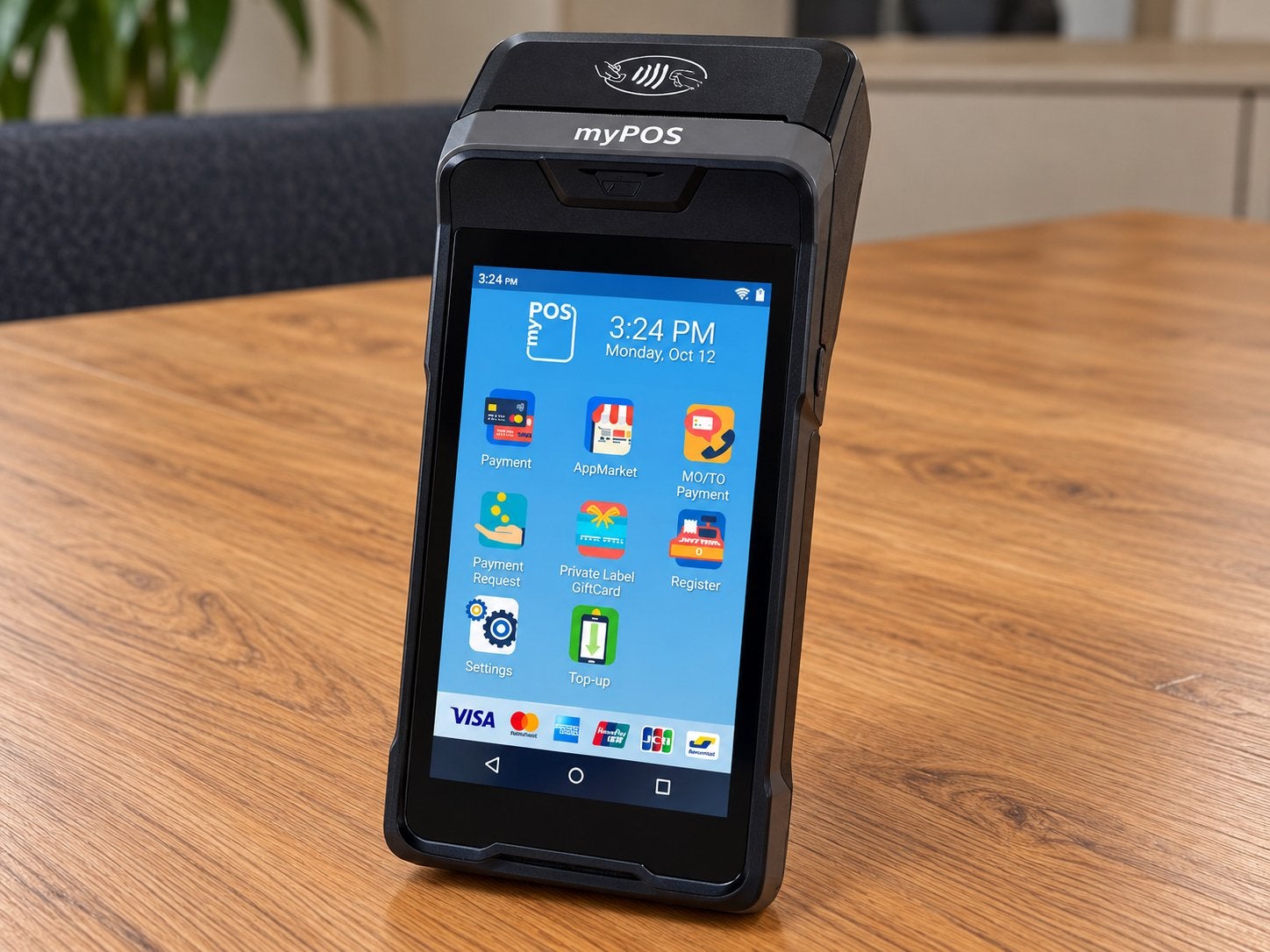 myPOS Carbon – Mobiele Betaalterminal met Touchscreen, Ophalen of Verzenden