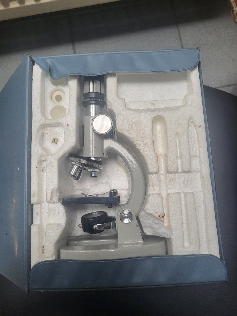 Microscope ancien Eschenbach (Allemagne), Enlèvement