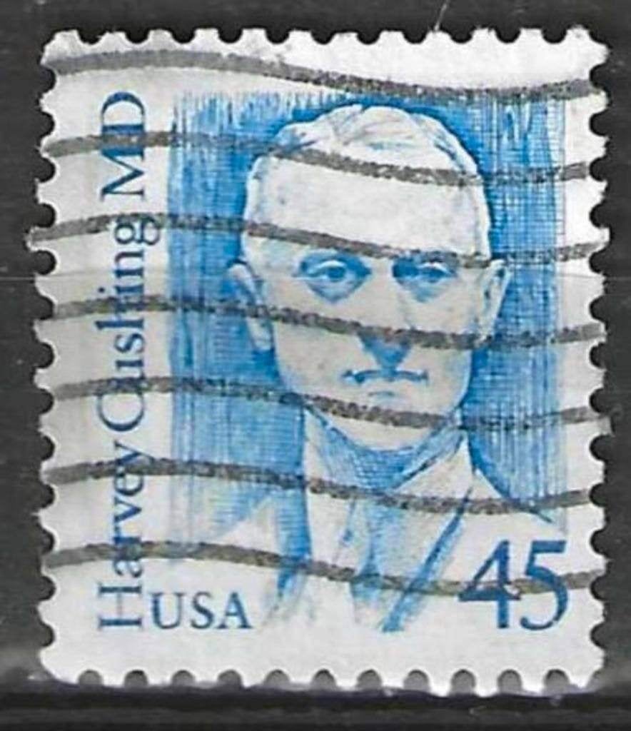 États-Unis 1988 - Yvert 1848 - Harvey Williams Cushing (ST), Envoi, Affranchi