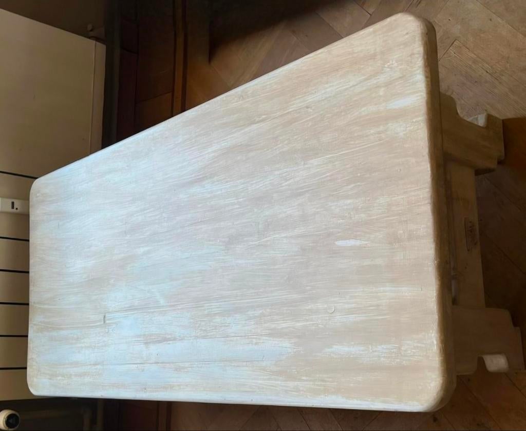 Grande table basse bois massif style rustique moderne, Maison & Meubles, Fauteuils, Bois