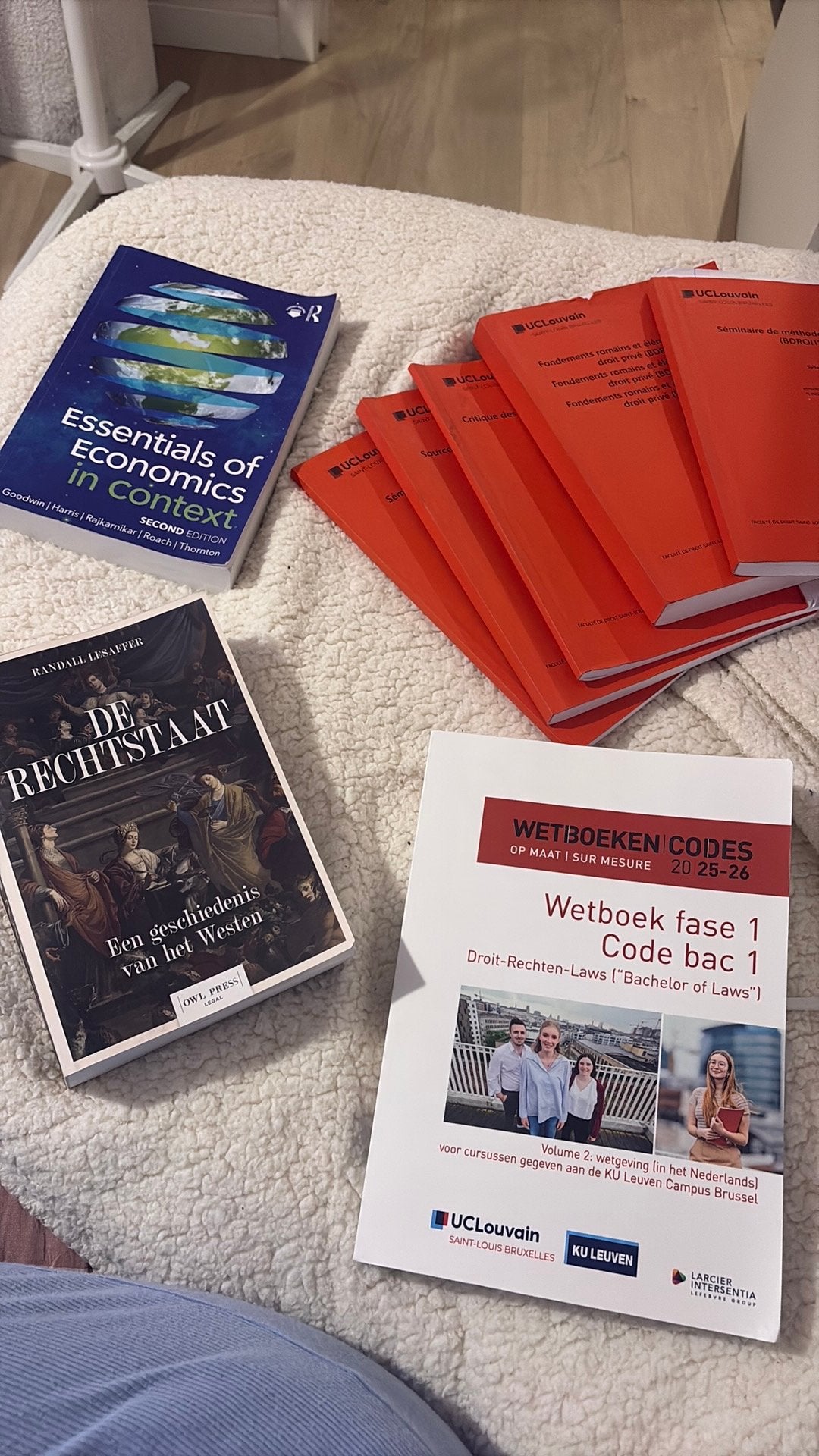Lot livres Bachelor of Laws BAC 1 – KU Leuven/UCLouvain, Ophalen of Verzenden, Zo goed als nieuw