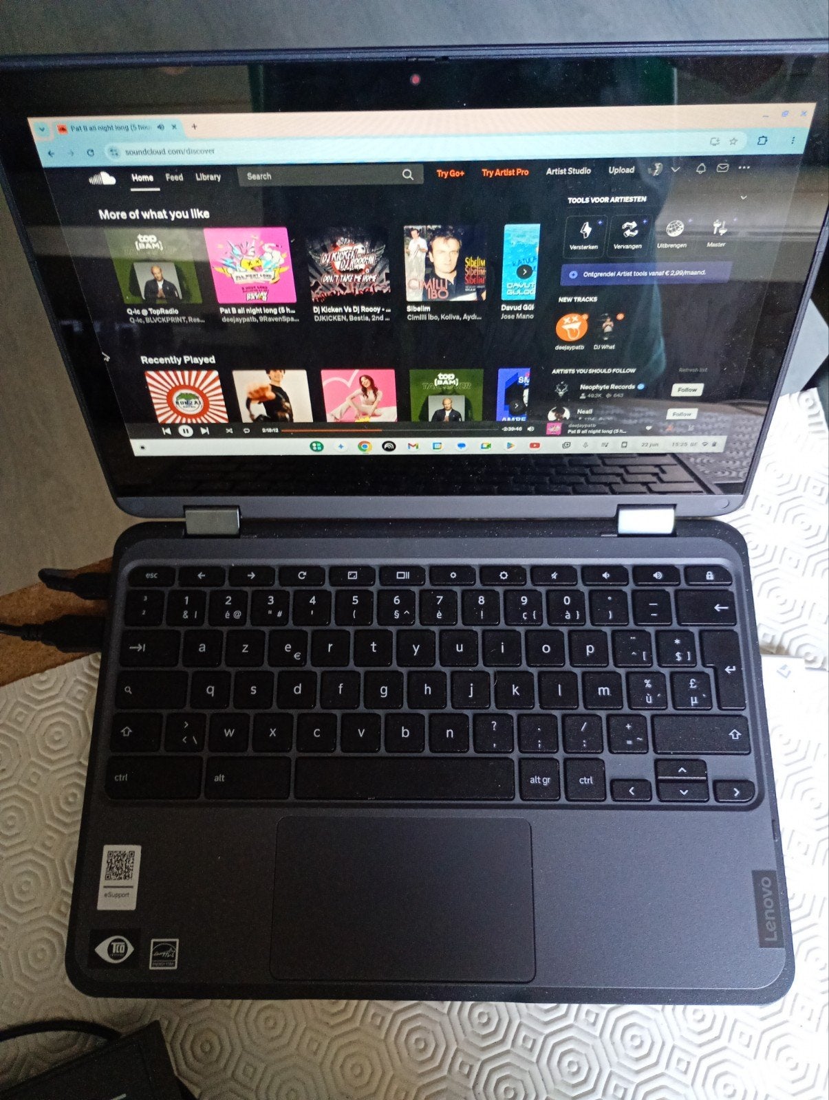 Chromebook, Informatique & Logiciels, Chromebooks, Enlèvement, Écran tactile, Comme neuf, Azerty