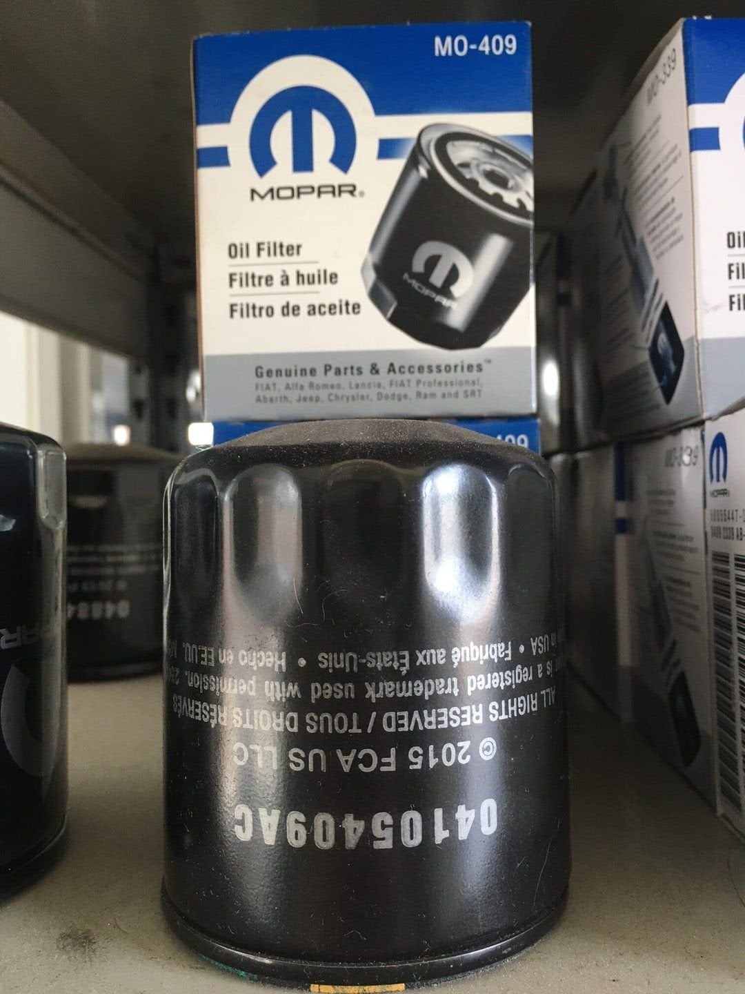 Mopar MO-409 Dodge Chrysler Jeep Fiat oliefilter, Auto-onderdelen, -, -, Nieuw, Ophalen of Verzenden