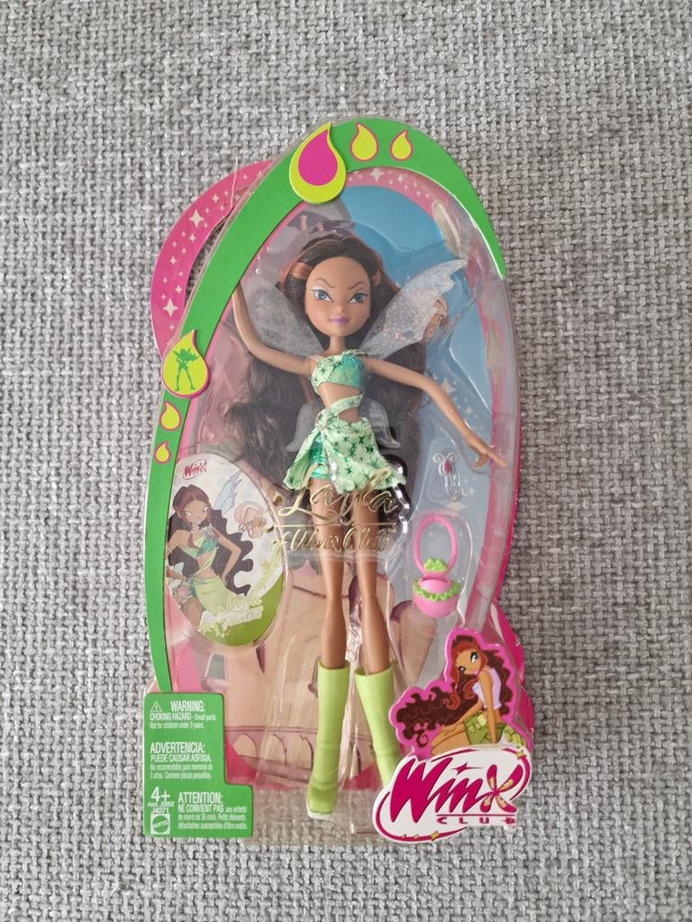 Winx Club Layla/Aisha Charmix doll 2004 rare vintage, Ophalen of Verzenden, Pop