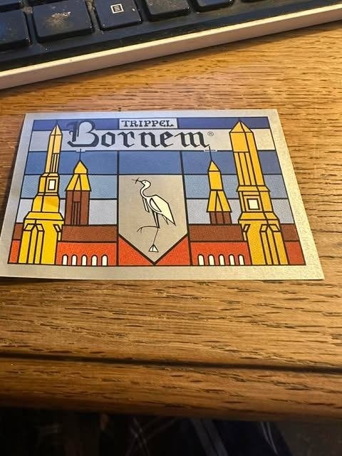 étiquette étiquette trippel Bornem, Enlèvement ou Envoi, Neuf, Autres types, Autres marques