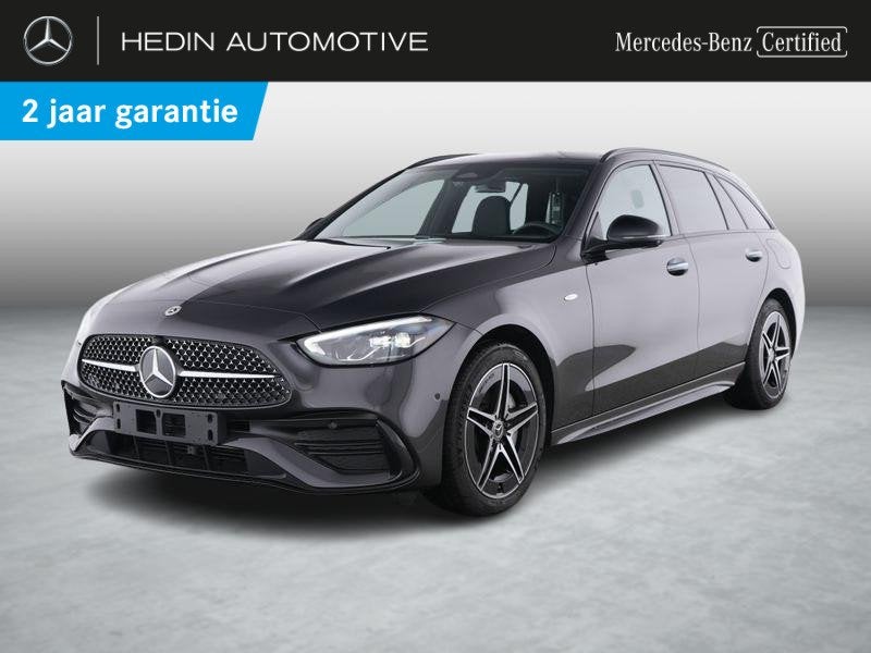 Mercedes-Benz C-klasse 300 e Break AMG Line | Panoramisch Da, Auto's, Automaat, Zwart, 4 cilinders, Bedrijf