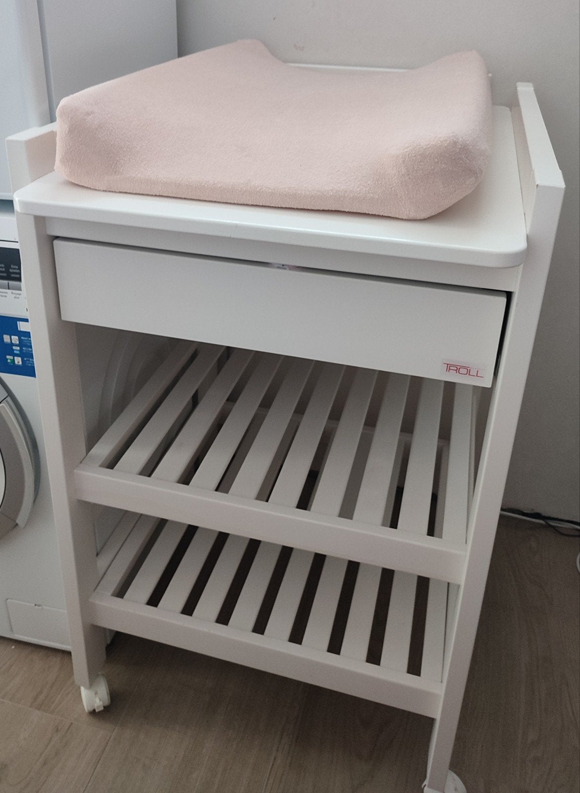 Troll verschoningstafel, Kinderen en Baby's, Kinderkamer | Commodes en Kasten, Ophalen, Gebruikt