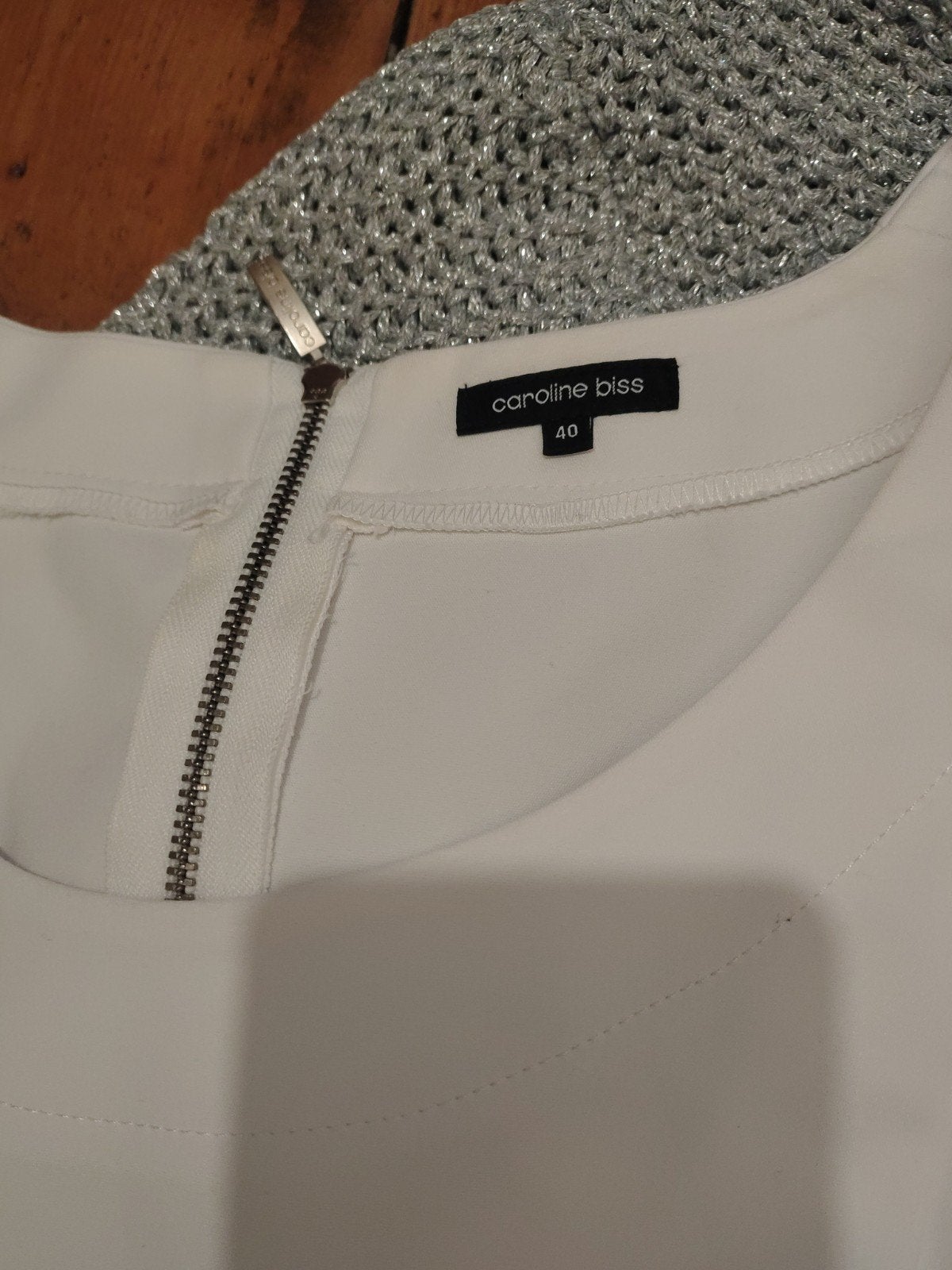 Witte jurk en blazer Caroline Biss maat 40, Kleding | Dames, Maat 38/40 (M), Wit, Ophalen of Verzenden, Zo goed als nieuw