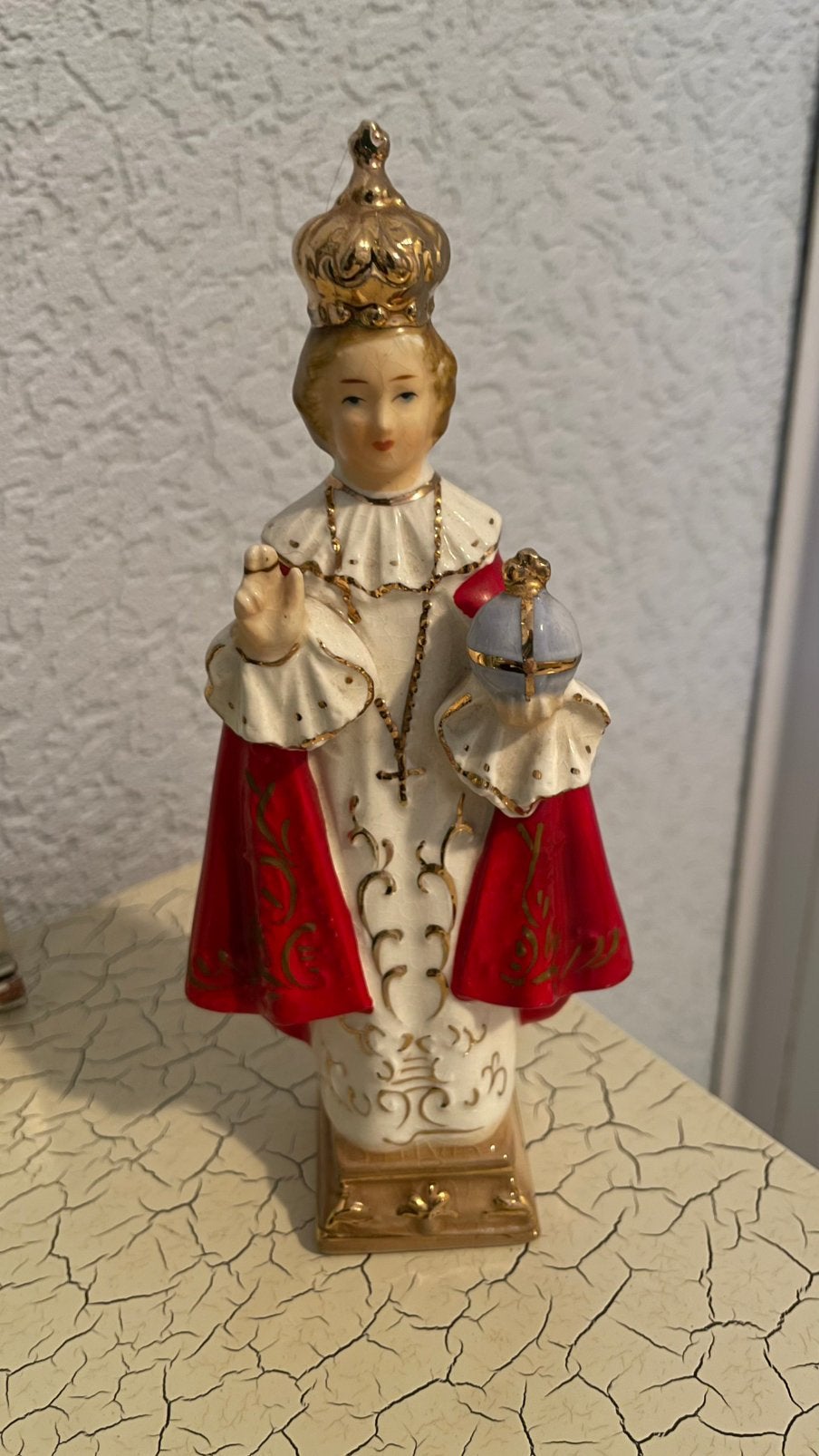 Een klein religieus beeldje., Antiek en Kunst, Ophalen