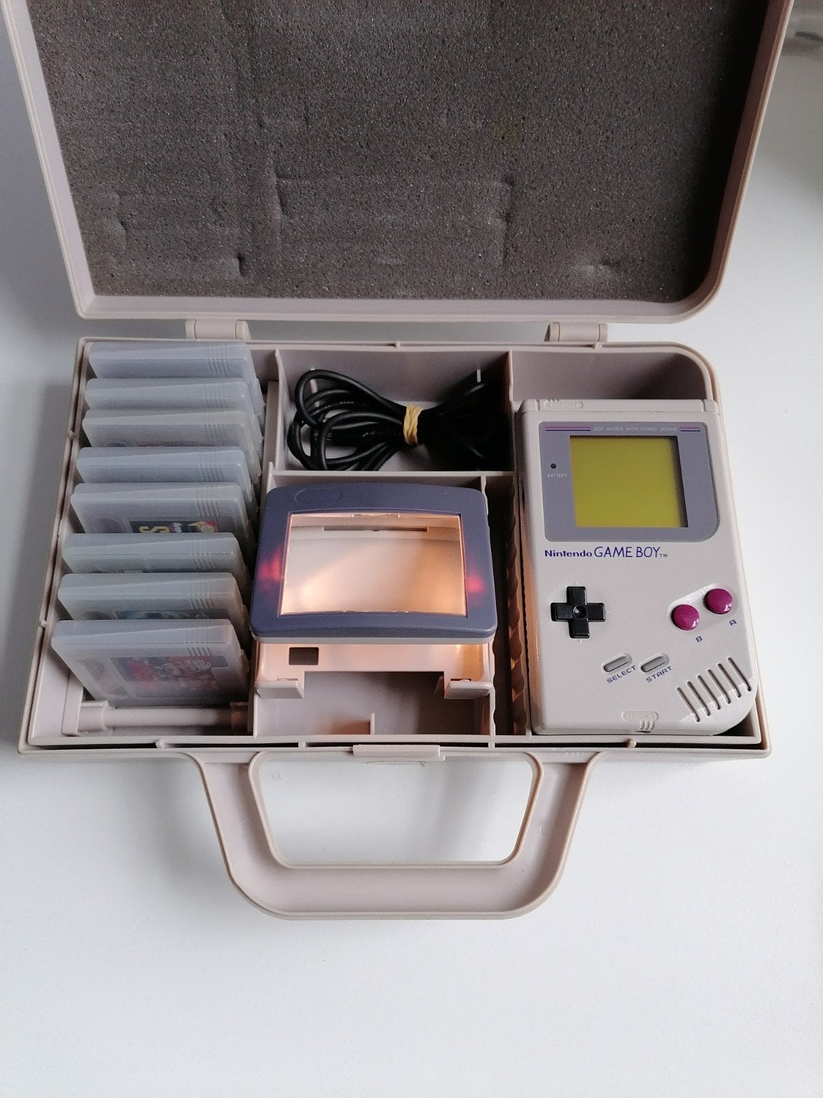 Gameboy-spelset en vergrootglas, Ophalen of Verzenden