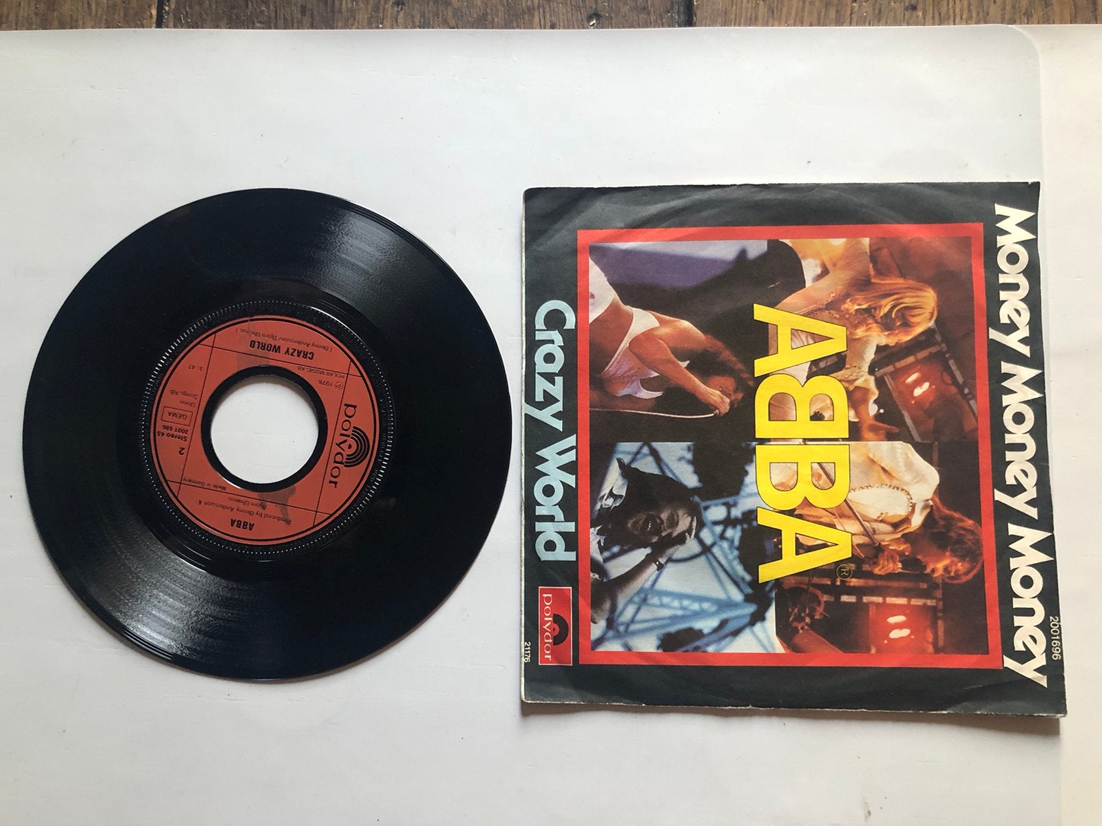 ABBA: money money ( 1976), Cd's en Dvd's, Vinyl Singles, Verzenden, Zo goed als nieuw