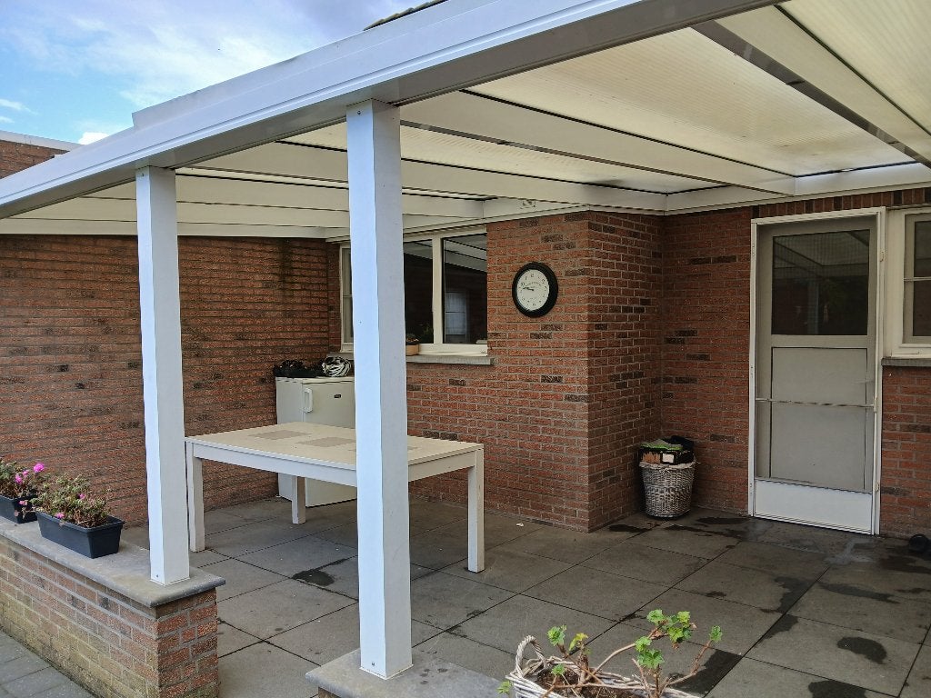 Gratis overkapping alluminium, Tuin en Terras, Overkappingen, Ophalen, Gebruikt, Overige typen