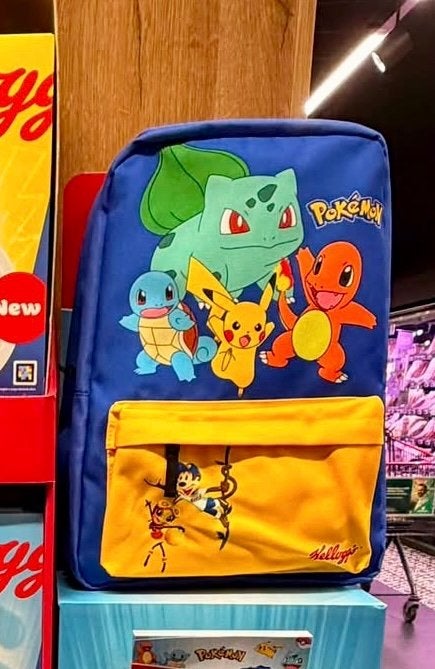 Cartable Pokémon neuf, Enlèvement ou Envoi, Neuf, Bleu, Sac à dos