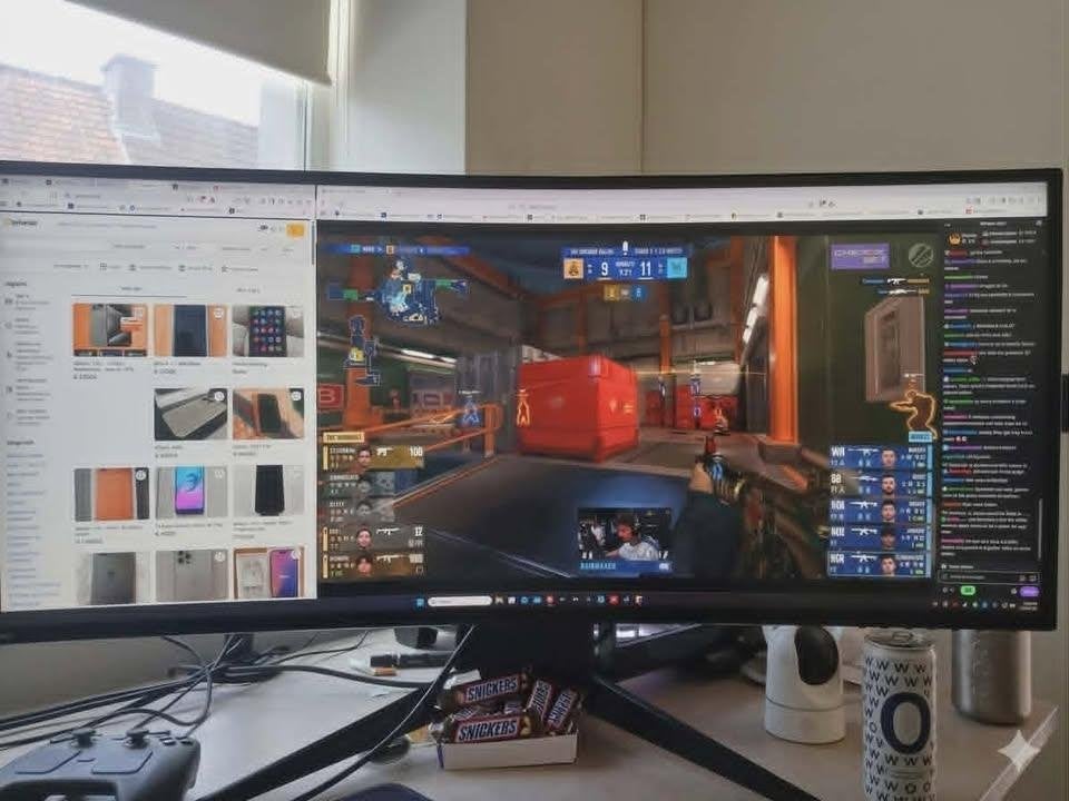 alienware 34 inch 120hz, Computers en Software, Ophalen, Zo goed als nieuw