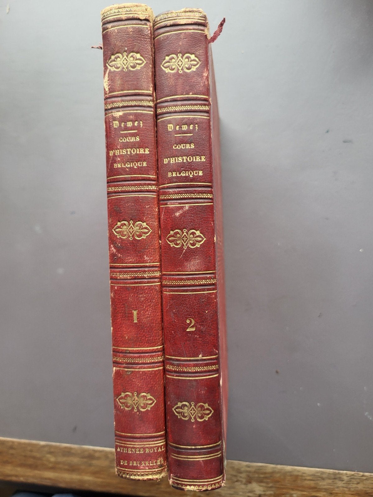 Cours d'Histoire Belgique Dewez 1833, Enlèvement ou Envoi
