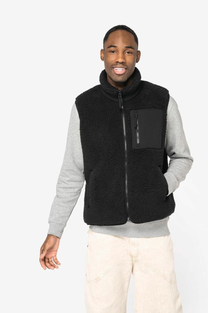 Native Spirit Sherpa Bodywarmer - Zwart - uniseks bodywarmer, Ophalen of Verzenden, Nieuw, Overige maten, Zwart