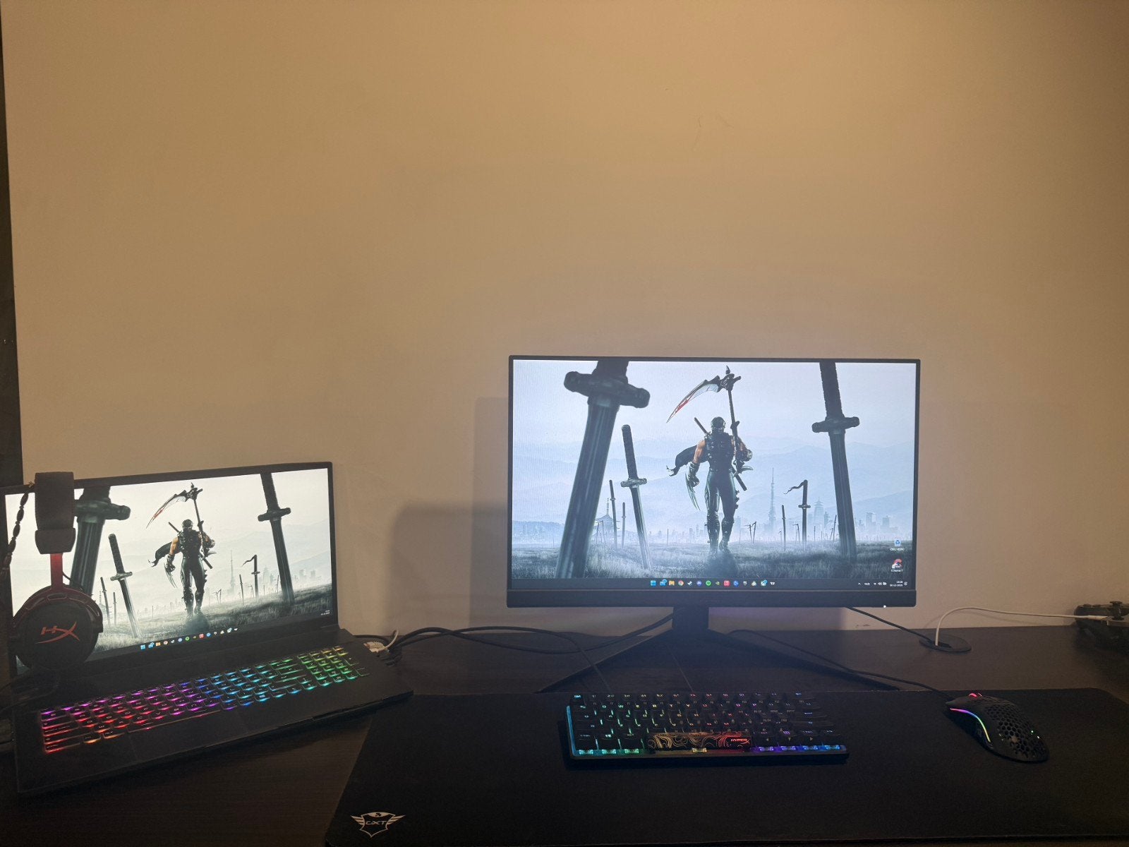 MSI GF75 Thin RTX 3060 + Complete setup, Computers en Software, Desktop Pc's, Ophalen
