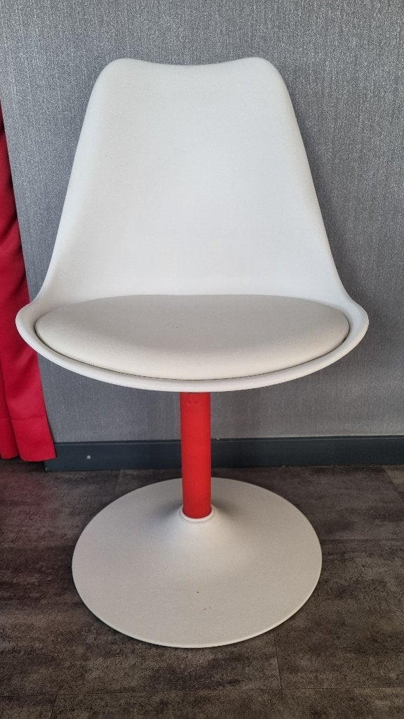 Quatre Chaises TENZO, Maison & Meubles, Chaises, Neuf, Synthétique, Enlèvement, Blanc