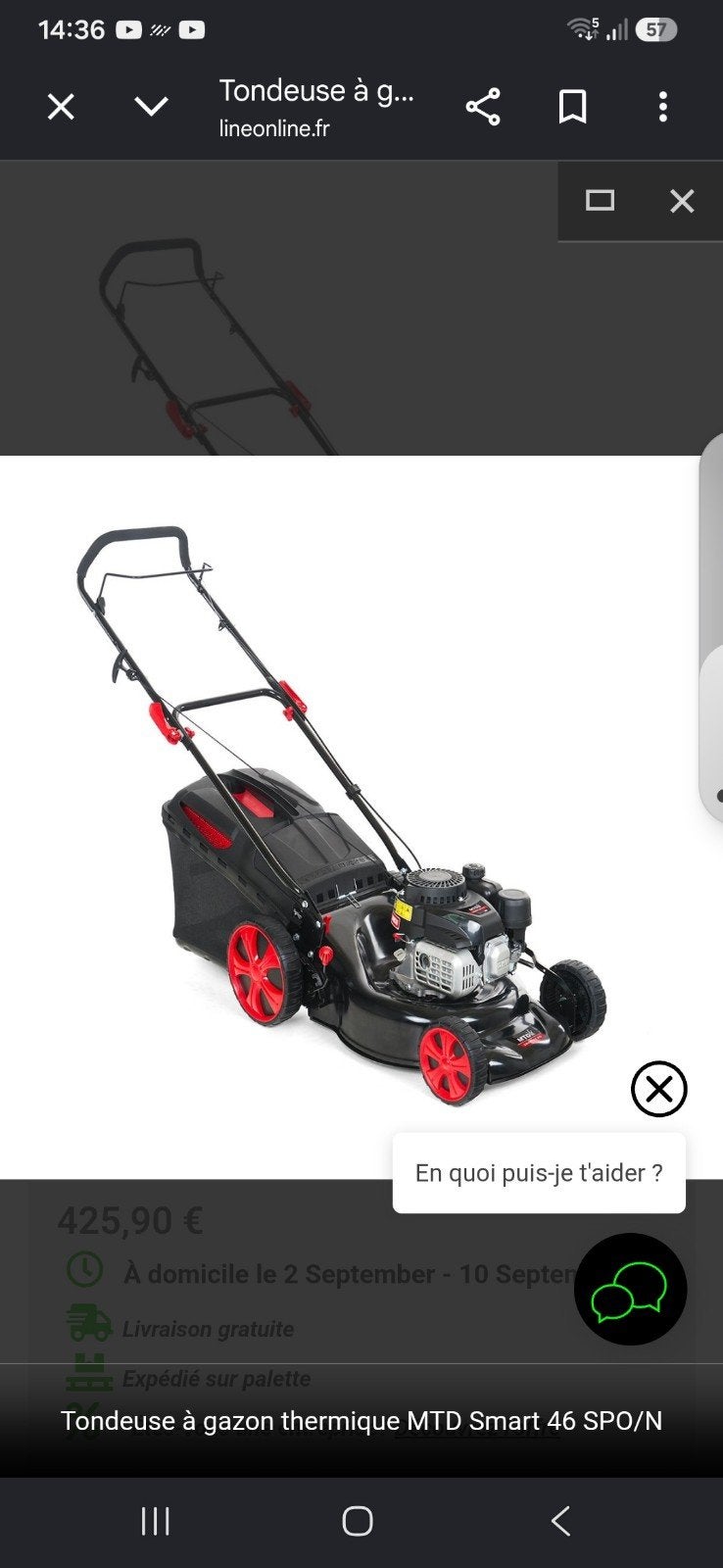 a vendre tondeuses auto tracker état neuves, Jardin & Terrasse, Tondeuses à gazon, Enlèvement ou Envoi