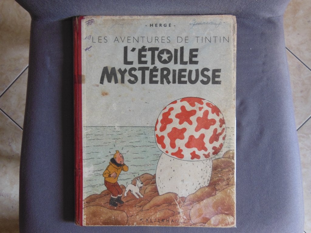 Tintin L'étoile mystérieuse A20 2ème édition, Enlèvement ou Envoi, Une BD, Utilisé, Hergé