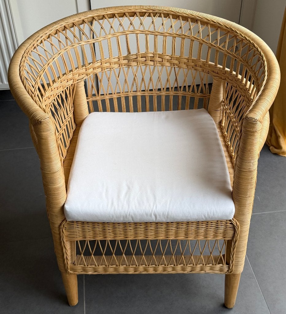 Balinese rotan stoel, Ophalen, Overige kleuren, Riet of Rotan, Zo goed als nieuw