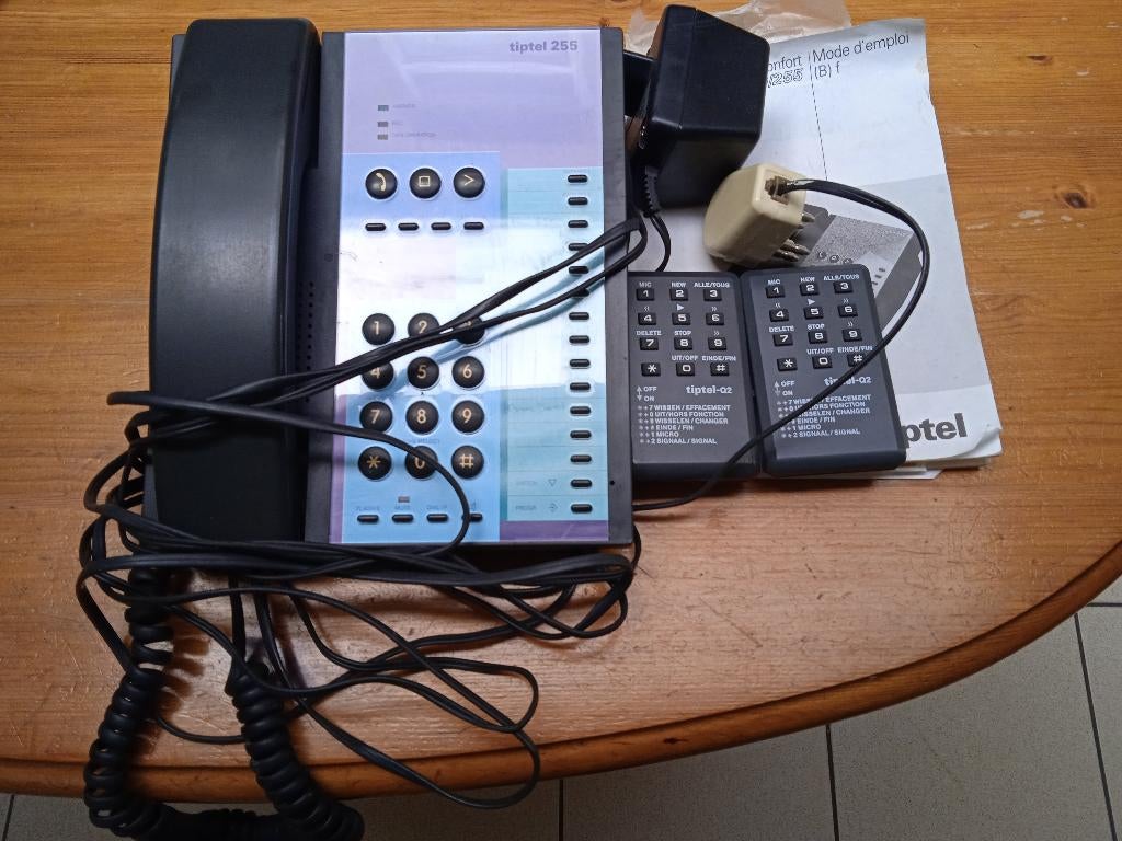 Téléphone fixe Tiptel 255 complet, Enlèvement, Utilisé