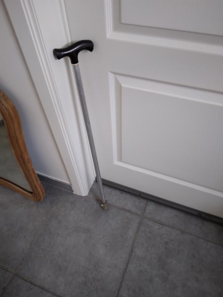Baton de marche en acier inoxydable adaptable à la taille, Divers, Bâtons de marche, Enlèvement ou Envoi, Ajustable, Utilisé