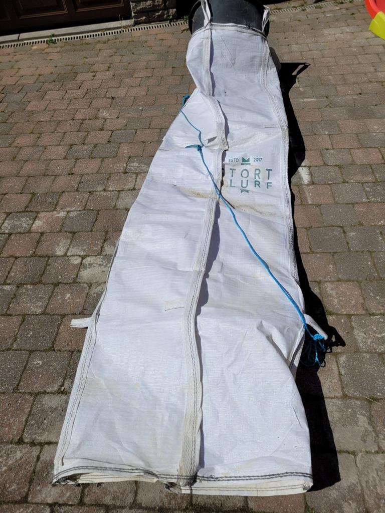 Stortslurf (3m) met vultrechter, Ophalen