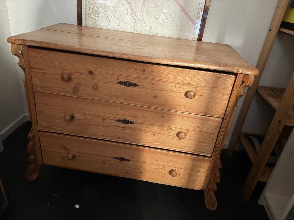 Commode hout, Enlèvement, Utilisé, Rectangulaire, Bois