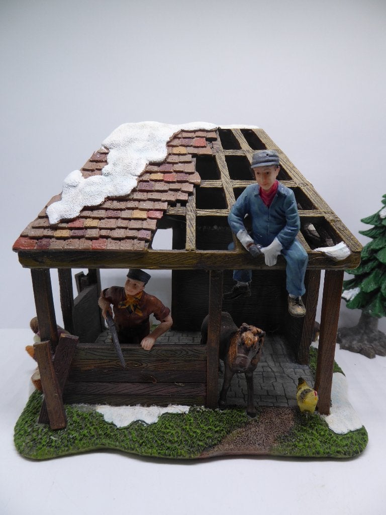 Objet Luville : construction d'un cabanon 603053, Divers, Noël, Enlèvement ou Envoi, Utilisé