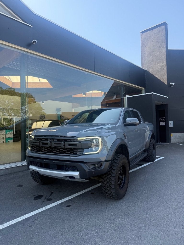 Ford Ranger Raptor 3.0 V6 Ecoboost Benzine btw 360 leder AWD, Autos, Cuir, Achat, Noir, Phares entièrement LED