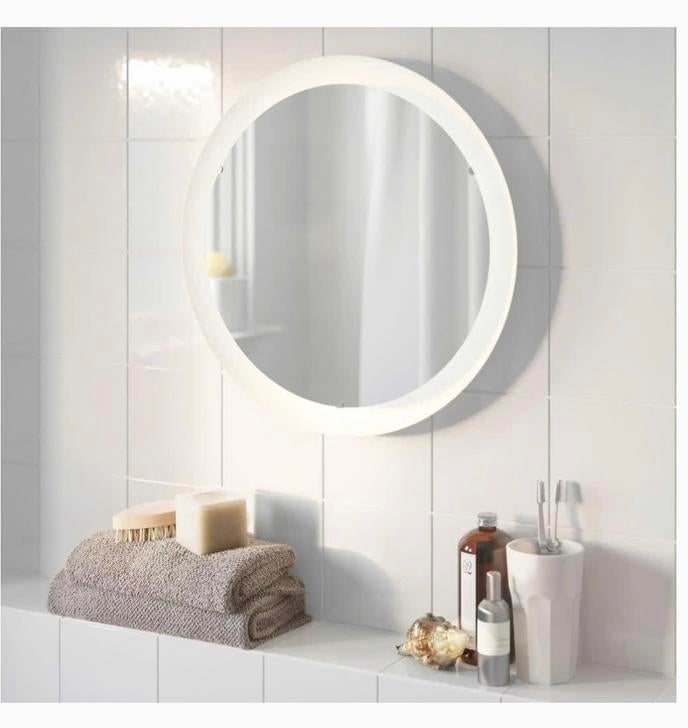 Spiegel - Ikea Storjorm, Huis en Inrichting, Ophalen, Minder dan 50 cm, Rond, Nieuw