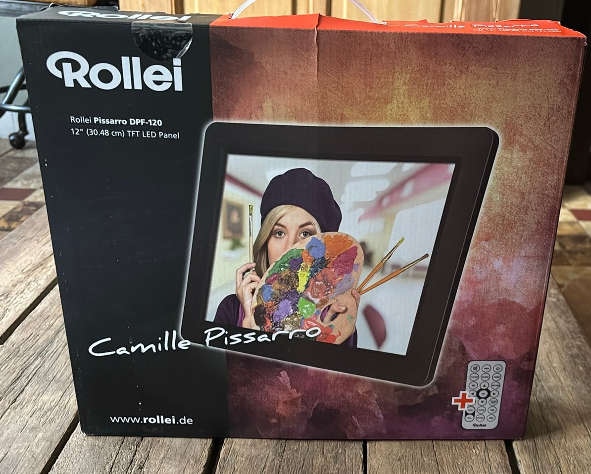 Rouleau Pissarro DPF-120, TV, Hi-fi & Vidéo, Enlèvement ou Envoi, 8 à 12 pouces, Rollei, Comme neuf