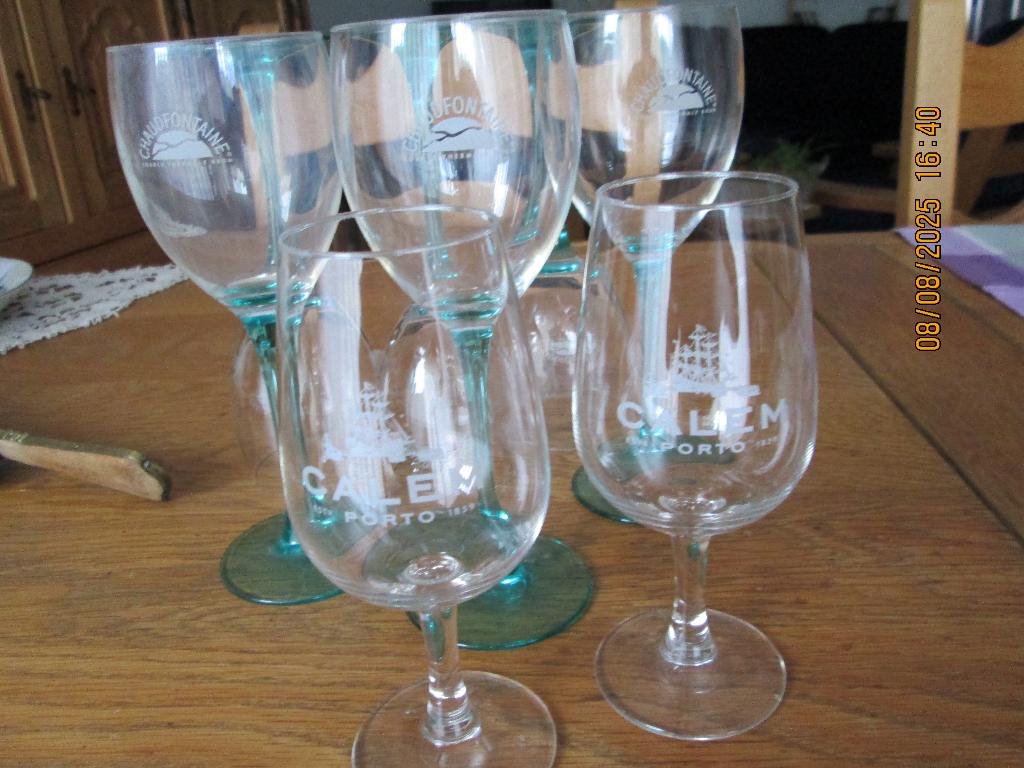 Verres à vin collector ou à eau et à porto., Ophalen, Nieuw
