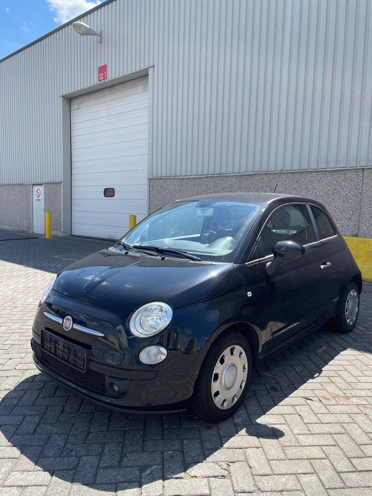 Fiat 500 1.2 Benzine | Automaat | Onderhoud, Auto's, Fiat, Automaat, Euro 5, Zwart, Bedrijf