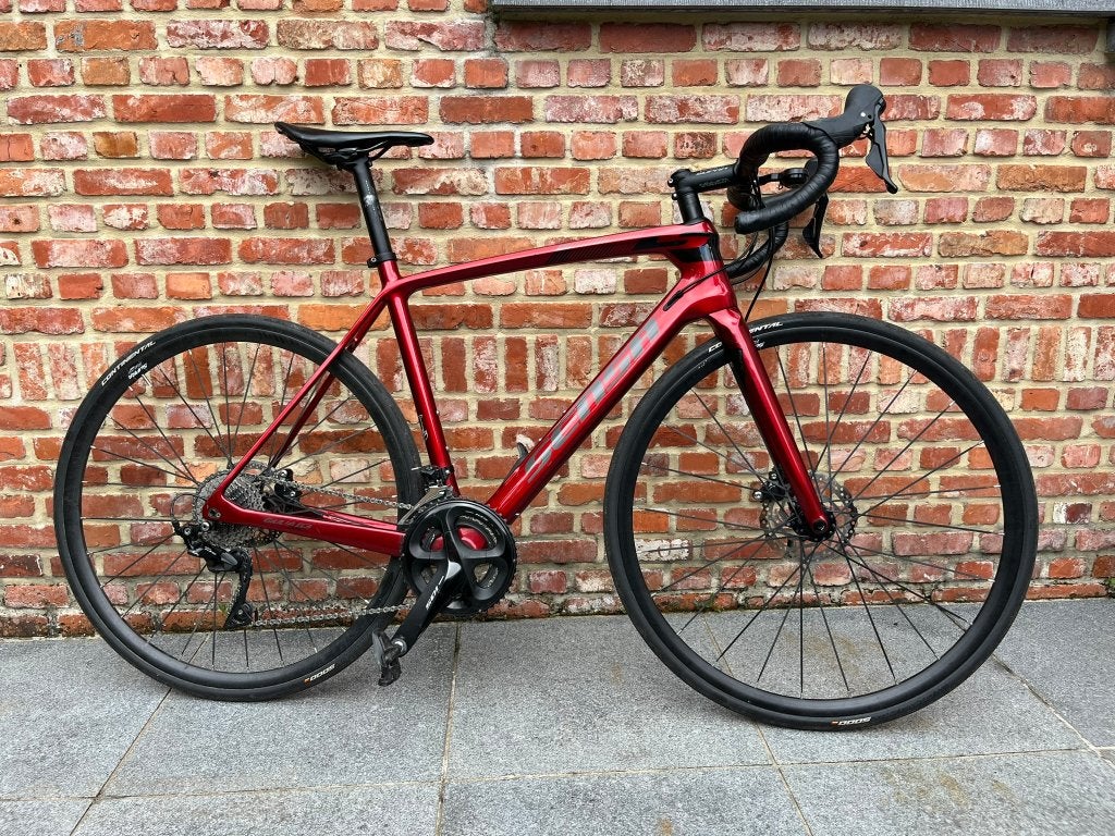 Sensa Giulia G3 koersfiets - maat 53 – carbon – donkerrood, Autres marques, Enlèvement, Plus de 20 vitesses, Frein à disque