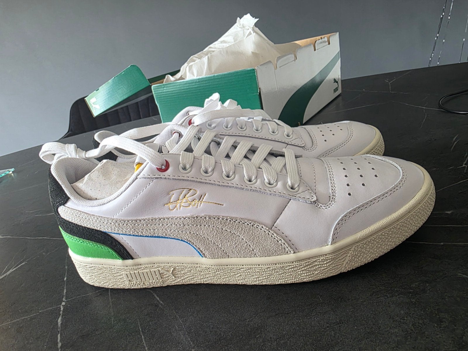 Nieuwe Puma Ralph Sampson x Usain Bolt - maat 42,5, Puma, Wit, Nieuw, Ophalen of Verzenden