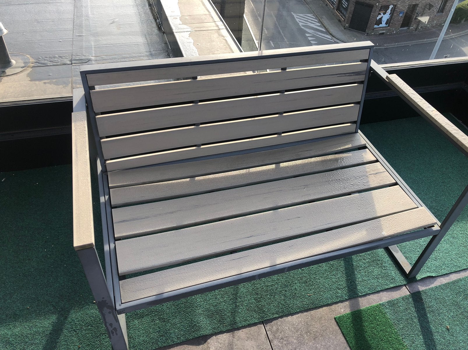 Banc de jardin 2 places, Enlèvement ou Envoi, Comme neuf