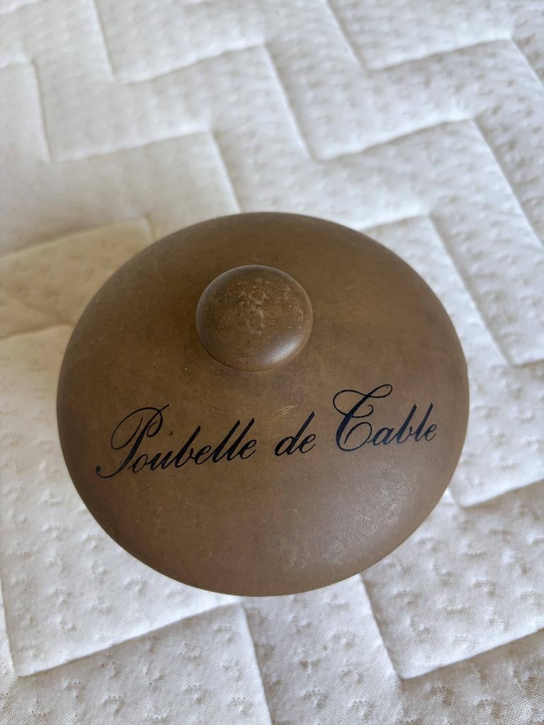 Vintage Poubelle de Table, Enlèvement ou Envoi, Utilisé, Autres types