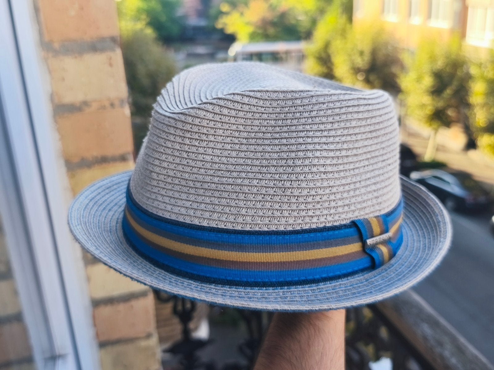 Chapeau Stetson Trilby 57/M, Enlèvement ou Envoi, Stetson, 57 cm (M, 7⅛ pouces) ou moins, Chapeau